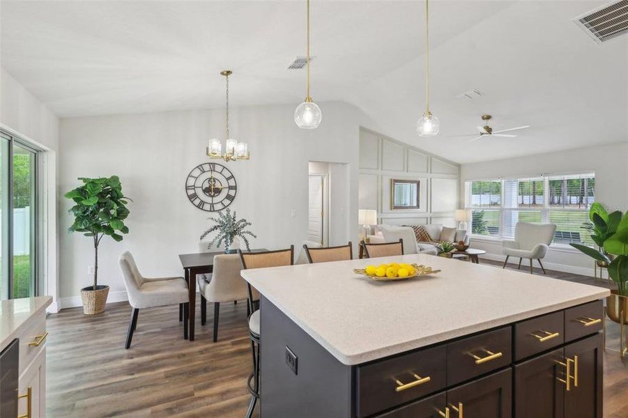 Furnished interior view inside a new home in , Citrus Springs (Image 3). Furnished interior view inside a new home in , Citrus Springs (Image 3).