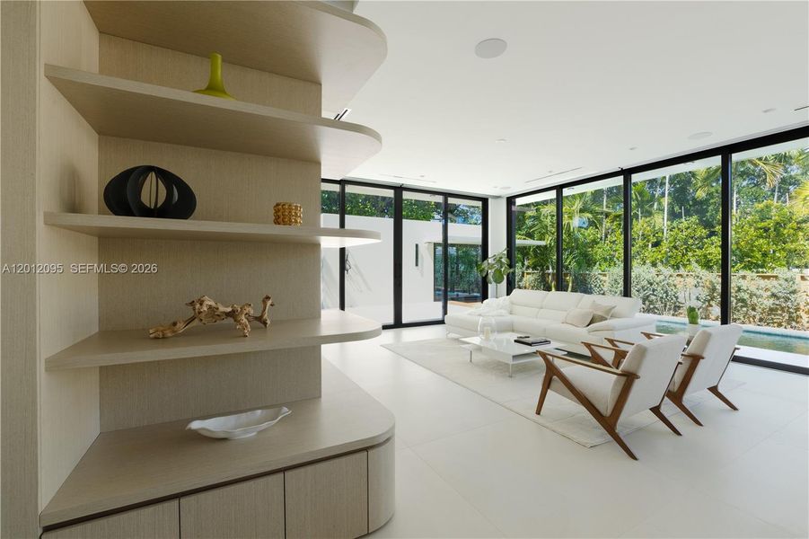 Furnished interior view inside a new home in , Miami Shores (Image 8). Furnished interior view inside a new home in , Miami Shores (Image 8).