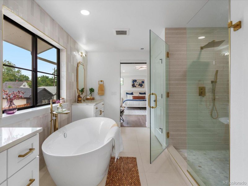 Furnished interior view inside a new home in , Denver (Image 43). Furnished interior view inside a new home in , Denver (Image 43).