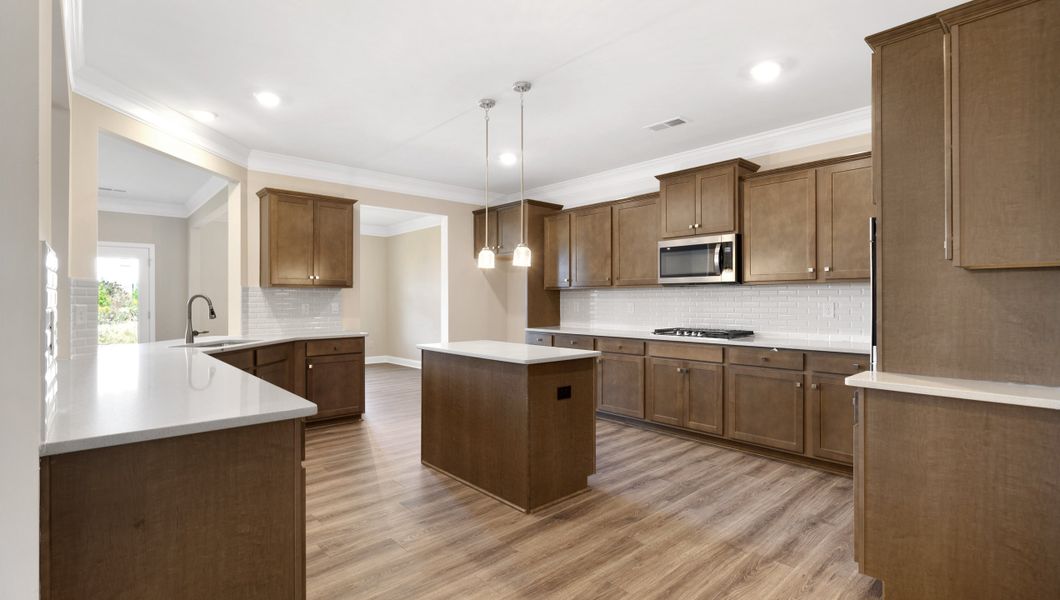 Furnished interior view inside a new home in Campbell Ridge, Piedmont (Image 7). Furnished interior view inside a new home in Campbell Ridge, Piedmont (Image 7).