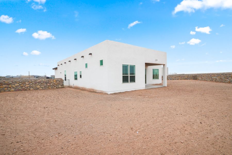 Representative exterior photo of a completed home built from the Scottsdale by LEH. Homes in Garden Park Unit 4, El Paso, TX (Image 26). Representative exterior photo of a completed home built from the Scottsdale by LEH. Homes in Garden Park Unit 4, El Paso, TX (Image 26).