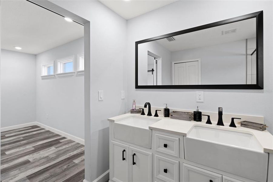 Furnished interior view inside a new home in , Okeechobee (Image 19).