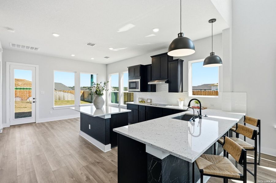 Furnished interior view inside a new home in Alsatian Oaks, Castroville (Image 13).