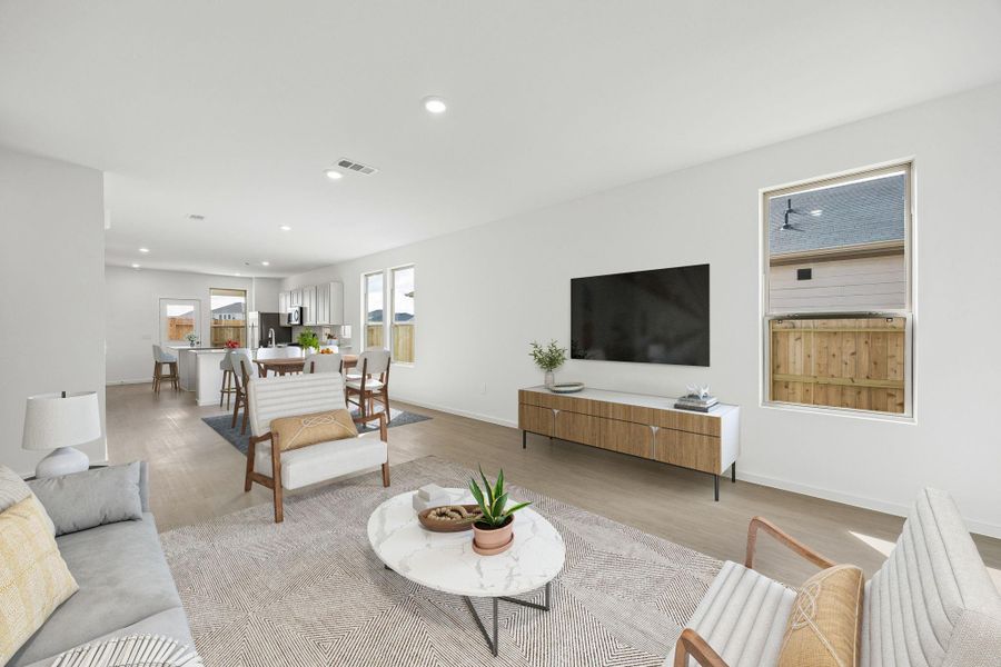 Furnished interior view inside a new home in Crosby Farms, Crosby (Image 8).