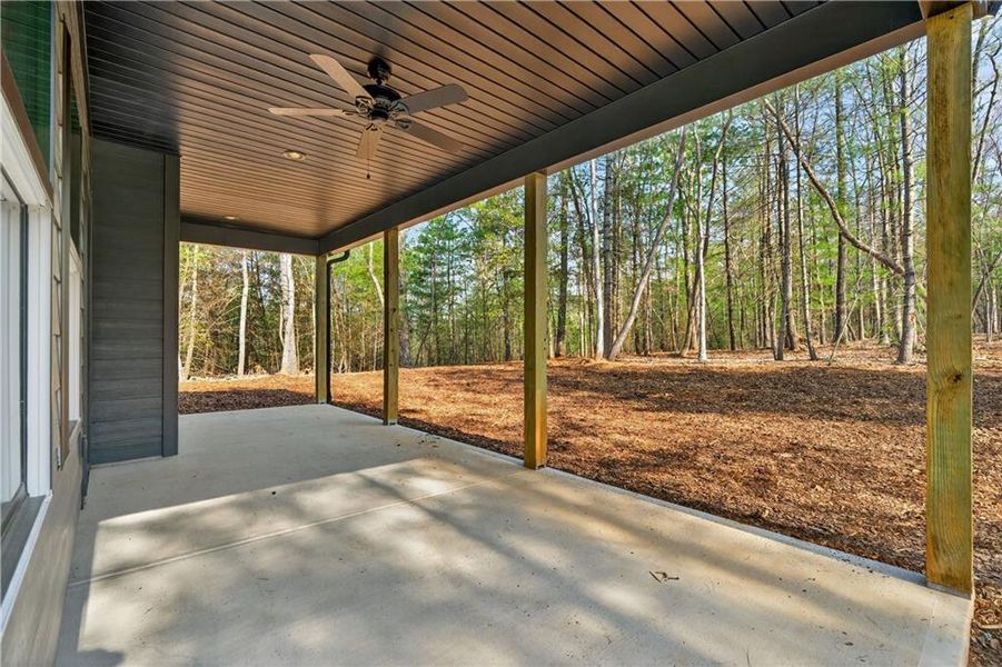 Exterior details and patio area of a home in , Ellijay (Image 26).