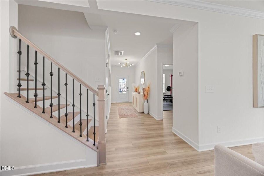 iron rails entry way