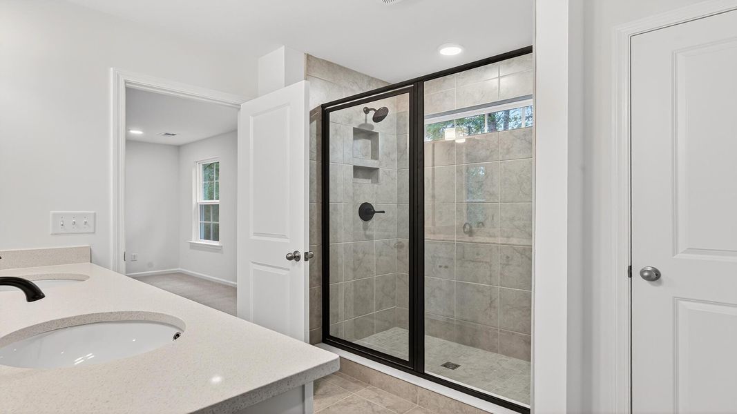 Furnished interior view inside a new home in Oak Bend, James Island (Image 8). Furnished interior view inside a new home in Oak Bend, James Island (Image 8).