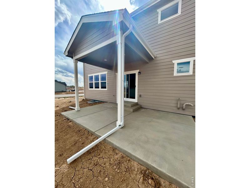 Exterior details and patio area of a home in Hudson Hills, Hudson (Image 14).