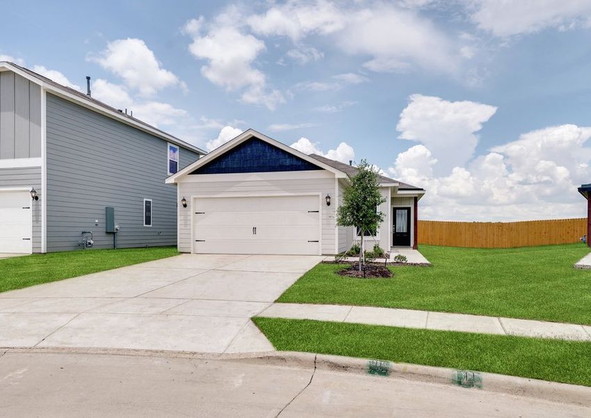 The Hawthorn is a beautiful one-story home.