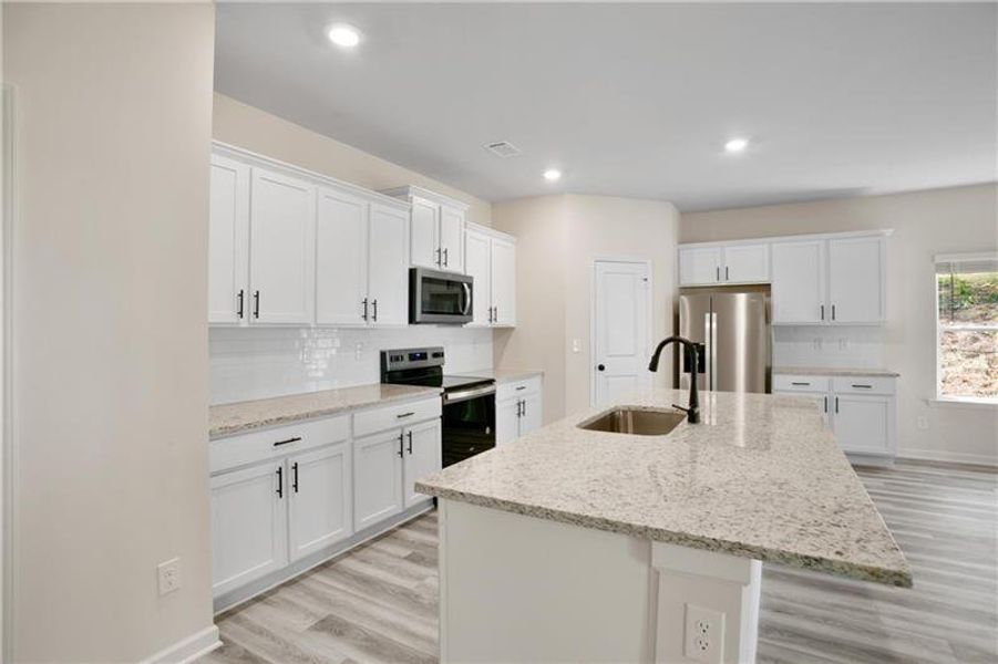 Furnished interior view inside a new home in , Buford (Image 7).