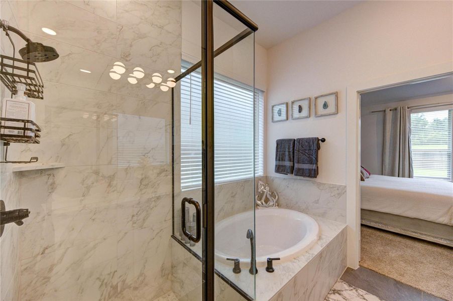 Furnished interior view inside a new home in Sienna 45', 50', Missouri City (Image 37).