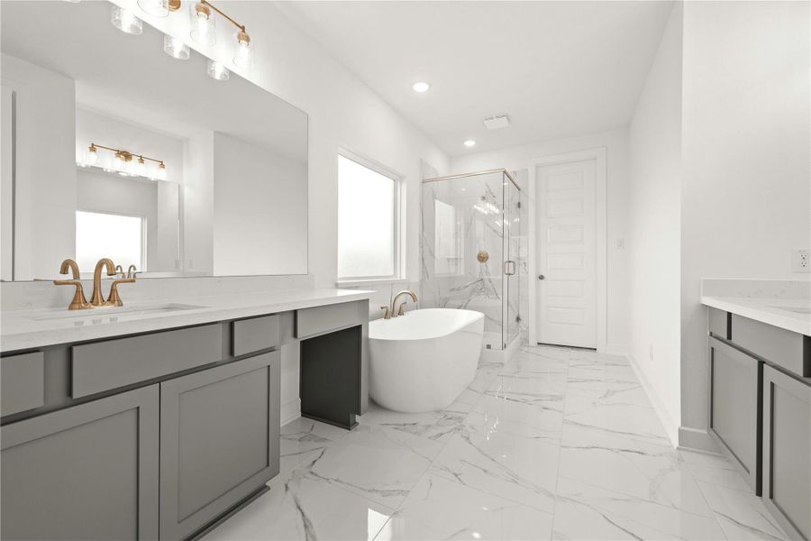 Furnished interior view inside a new home in COLTON™ - 45', Montgomery (Image 6). Furnished interior view inside a new home in COLTON™ - 45', Montgomery (Image 6).