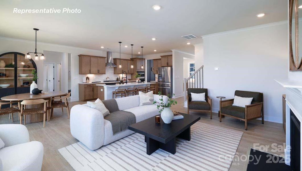 Furnished interior view inside a new home in Westport, York (Image 30).