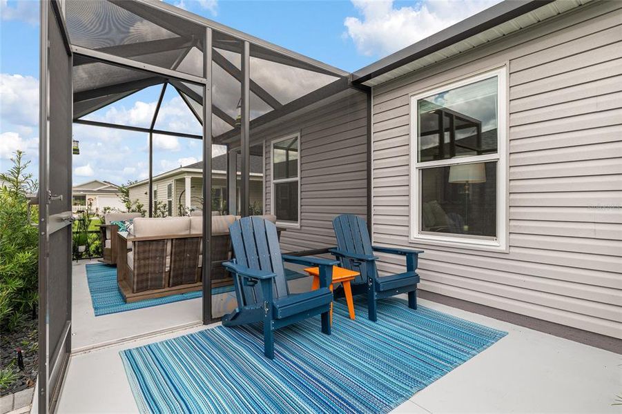 Exterior details and patio area of a home in , The Villages (Image 40).