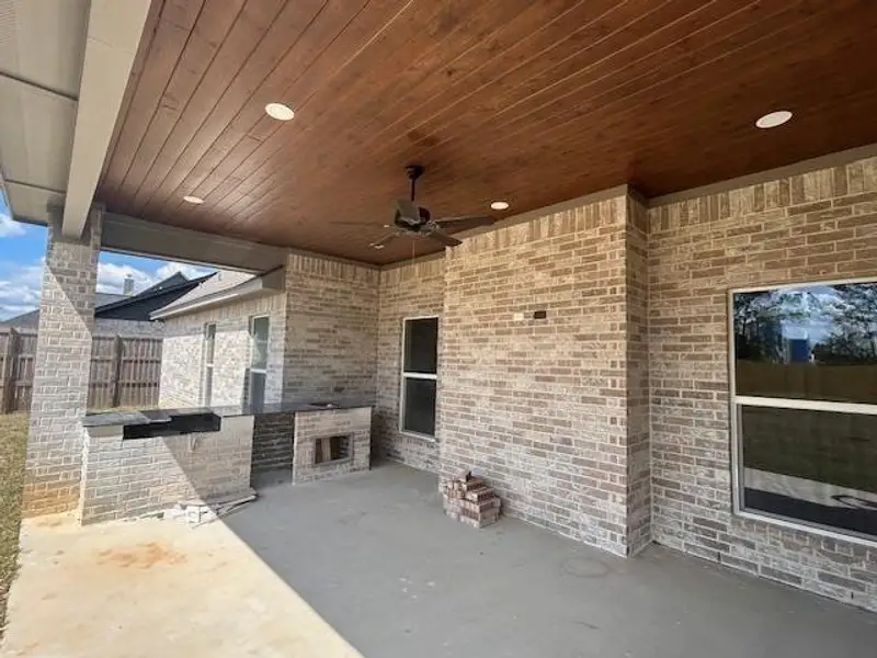 Exterior details and patio area of a home in , Lumberton (Image 3).
