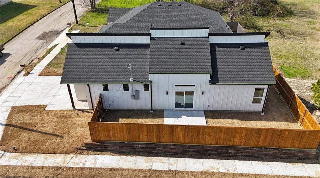 Exterior details and patio area of a home in , Greenville (Image 19). Exterior details and patio area of a home in , Greenville (Image 19).