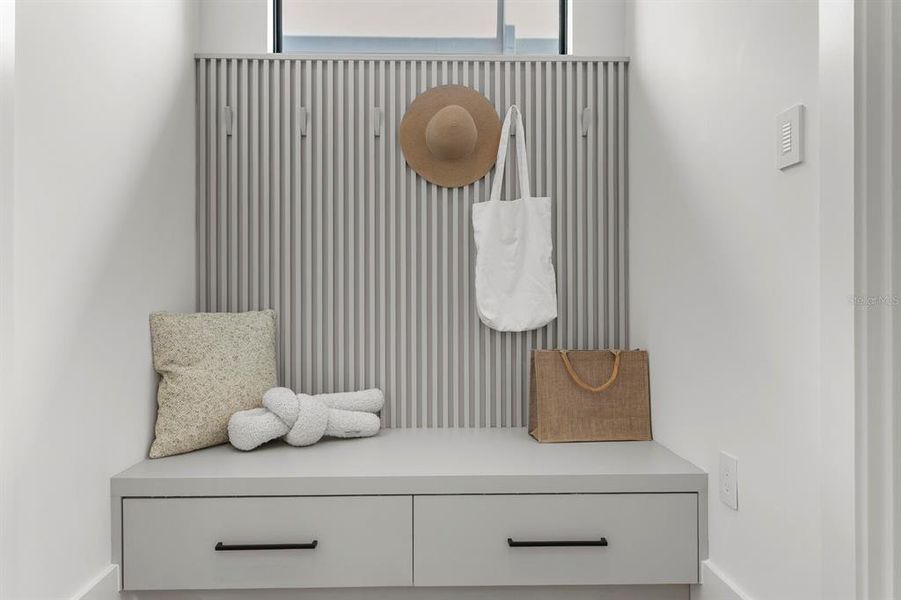 Furnished interior view inside a new home in , Tampa (Image 33). Furnished interior view inside a new home in , Tampa (Image 33).