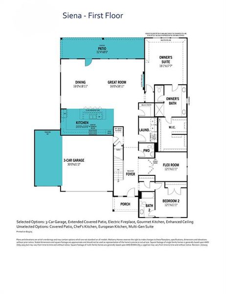 2D floor plan layout of this home in Villages of Hurricane Creek, Anna, TX (Image 4). 2D floor plan layout of this home in Villages of Hurricane Creek, Anna, TX (Image 4).