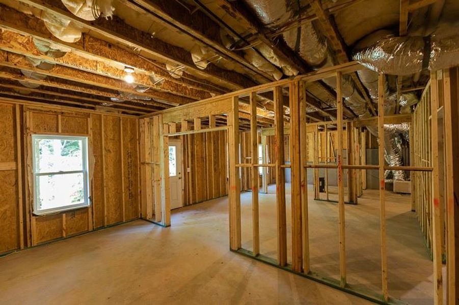 In-progress construction of a new home in Waterhaven, Cumming, GA (Image 37).