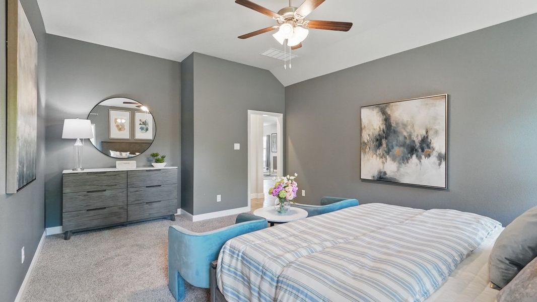 Furnished interior view inside a new home in Eden Ranch, Arlington (Image 21).
