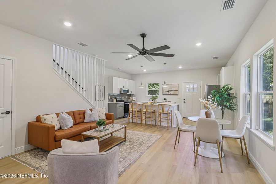 Furnished interior view inside a new home in , Jacksonville (Image 7).