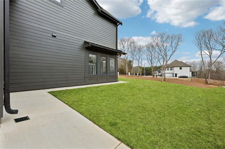 Exterior details and patio area of a home in , Auburn (Image 56).