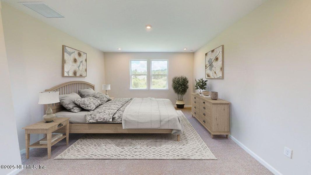 Furnished interior view inside a new home in Lakes at Bella Lago, Green Cove Springs (Image 8).
