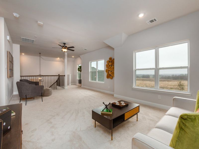 Furnished interior view inside a new home in Berkshire Estates, Mesquite (Image 22). Furnished interior view inside a new home in Berkshire Estates, Mesquite (Image 22).