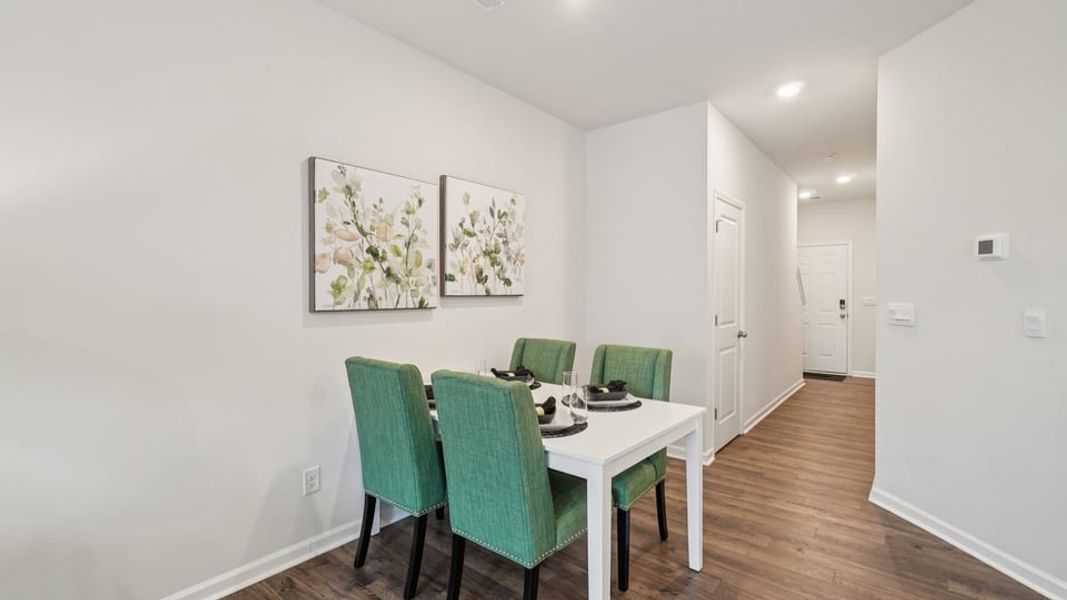 Furnished interior view inside a new home in Brookside Ridge Townhomes, Greer (Image 11).
