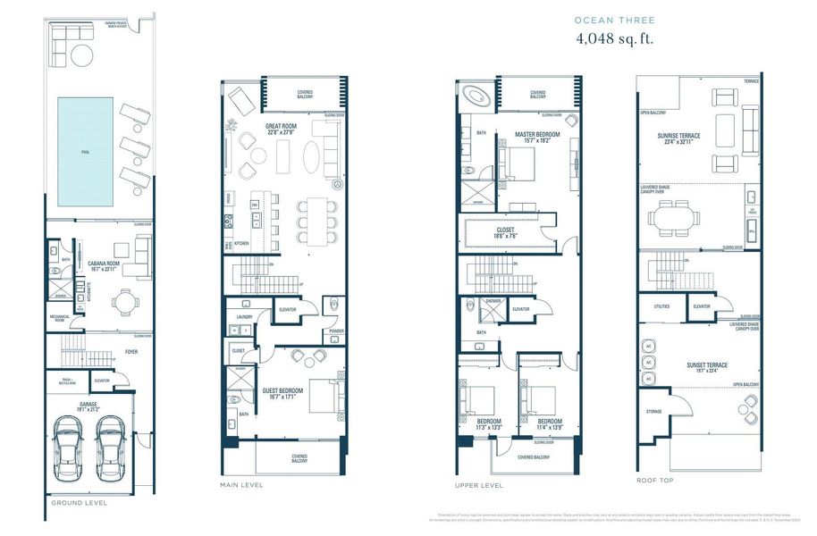 Unit 3 Floor Plans