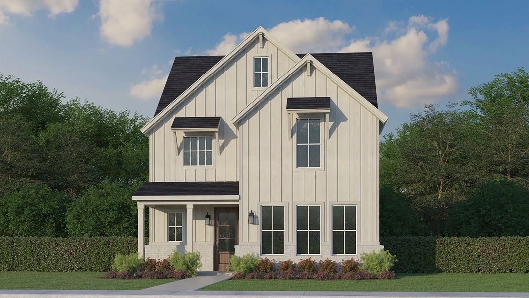 Plan 1456 Elevation F