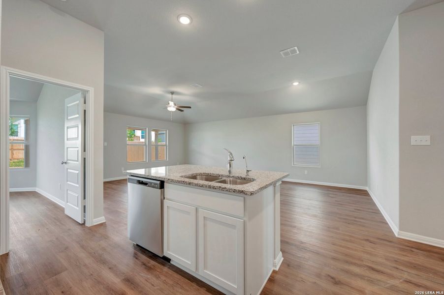 Furnished interior view inside a new home in Mesquite Ridge, San Antonio (Image 14).