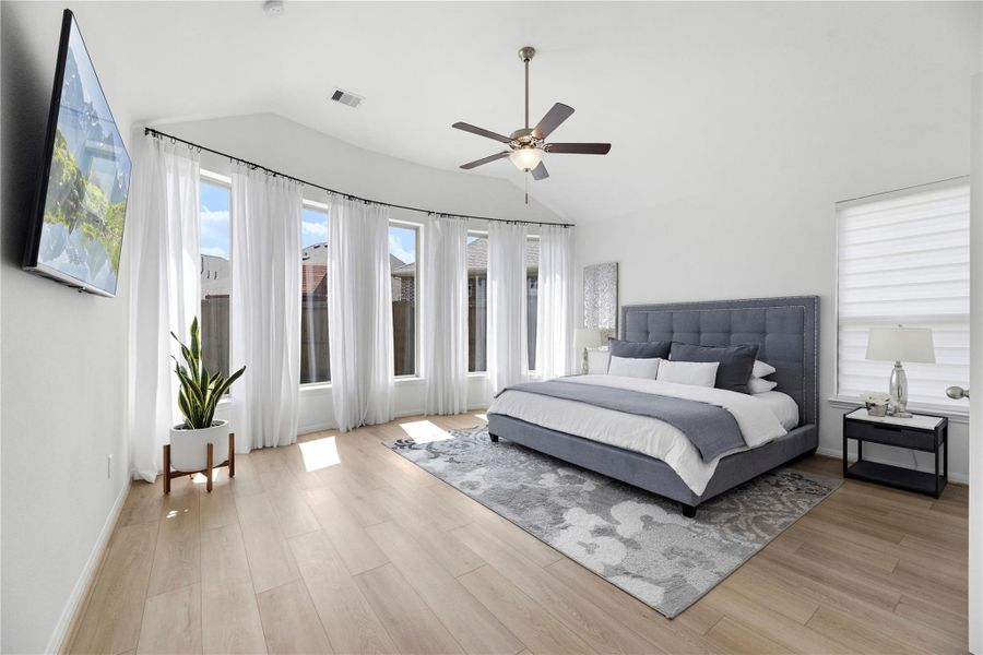 Furnished interior view inside a new home in , Cypress (Image 19).