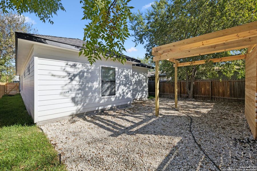Exterior details and patio area of a home in , San Antonio (Image 31). Exterior details and patio area of a home in , San Antonio (Image 31).