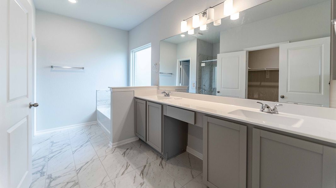 Furnished interior view inside a new home in Windrose Green, Angleton (Image 7).