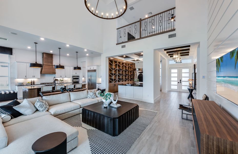 Representative furnished interior of a home built from the Madeira by Pulte Homes in Two Rivers, Zephyrhills (Image 9). Representative furnished interior of a home built from the Madeira by Pulte Homes in Two Rivers, Zephyrhills (Image 9).