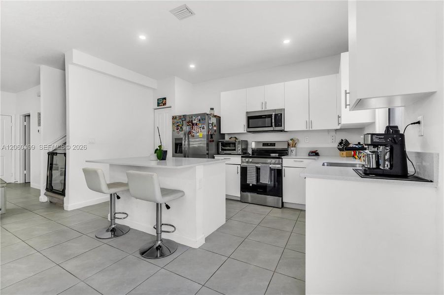 Furnished interior view inside a new home in , Miami (Image 17).