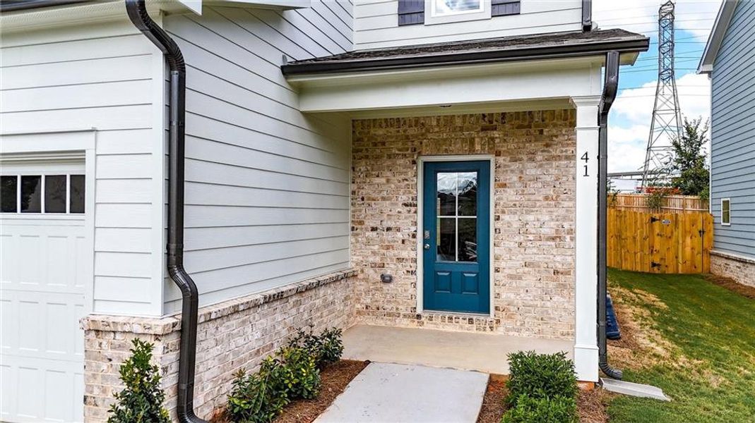 Exterior details and patio area of a home in , Marietta (Image 20).