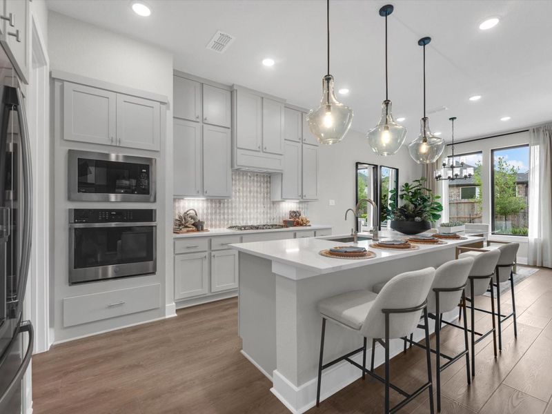 Furnished interior view inside a new home in Tompkins Reserve, Katy (Image 9).
