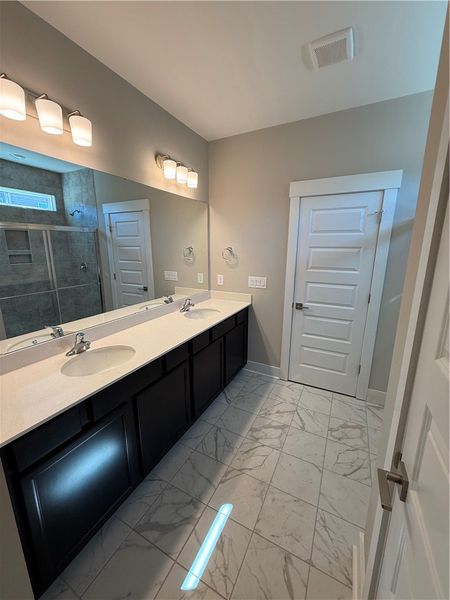 Furnished interior view inside a new home in The Meadows at Midway, Anderson (Image 7).