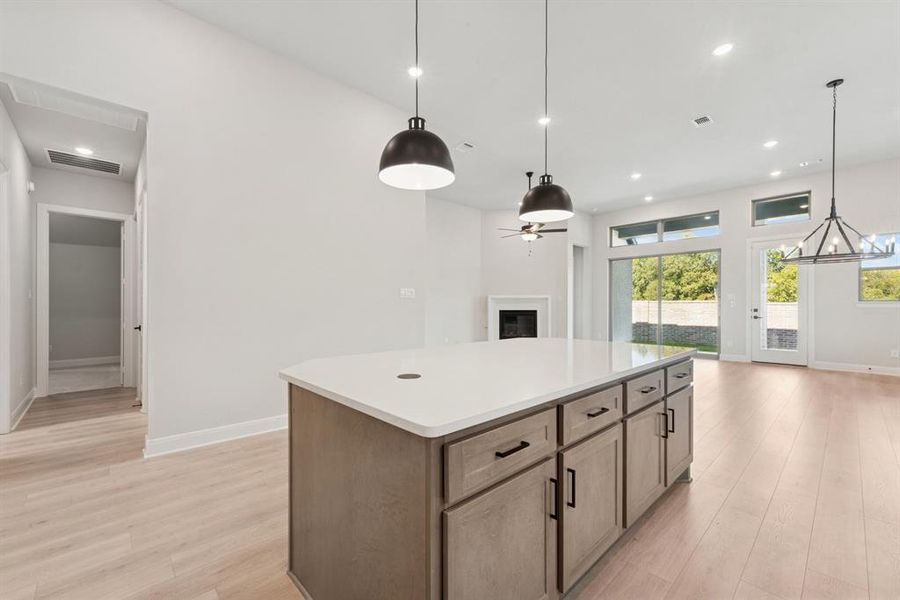 Furnished interior view inside a new home in South Pointe  Cottage Series, Mansfield (Image 8).