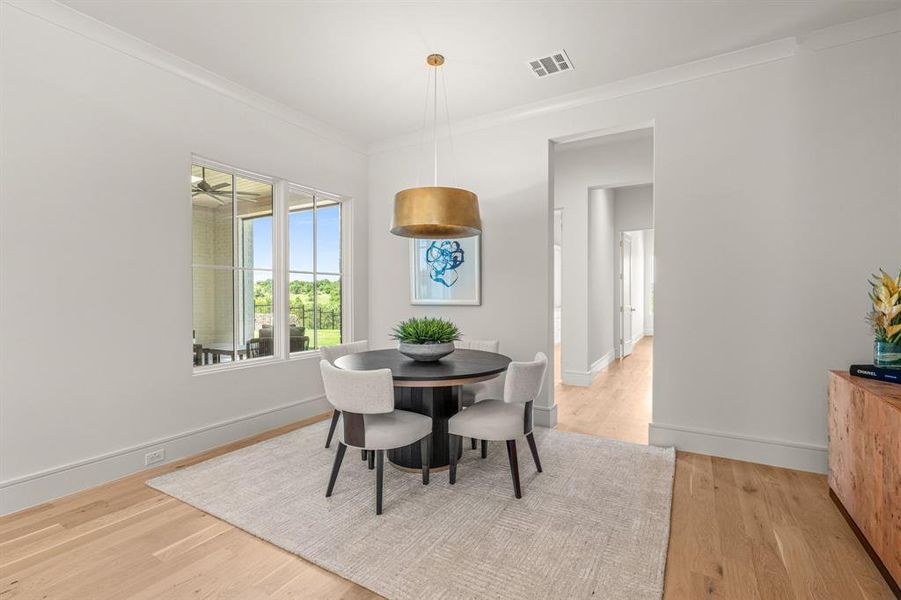 Furnished interior view inside a new home in , Fort Worth (Image 33).