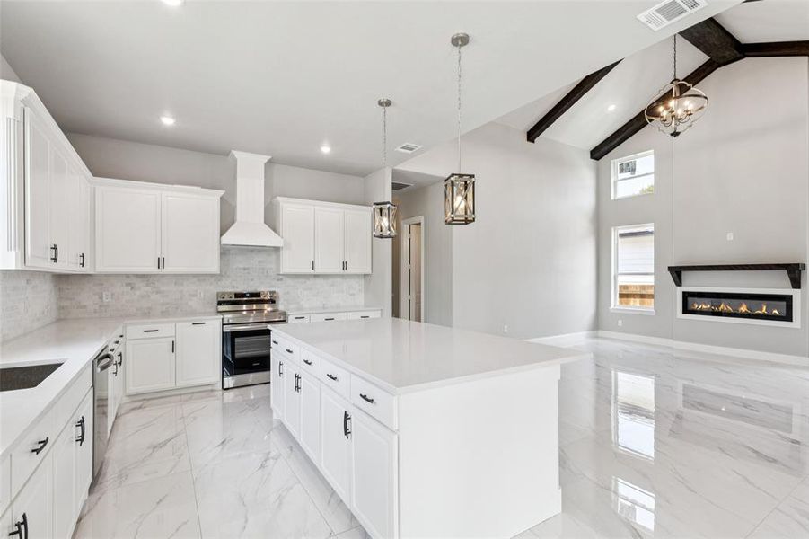 Furnished interior view inside a new home in , Fort Worth (Image 14).