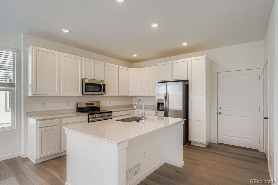 Furnished interior view inside a new home in Parterre: The Parkside Collection, Thornton (Image 5). Furnished interior view inside a new home in Parterre: The Parkside Collection, Thornton (Image 5).