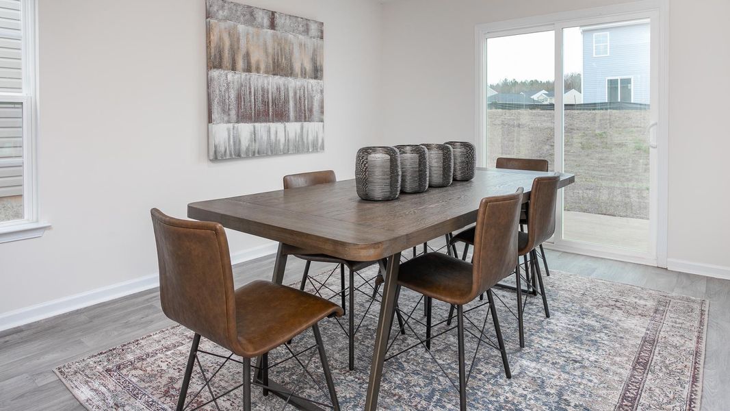 Representative furnished interior of a home built from the Elston by D.R. Horton in Chandler Pointe, Rural Hall (Image 13).