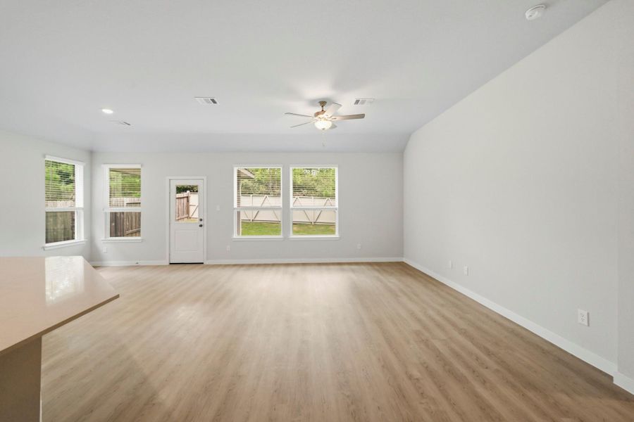 Spacious, unfurnished interior of a new home in Audubon, Magnolia (Image 27). Spacious, unfurnished interior of a new home in Audubon, Magnolia (Image 27).