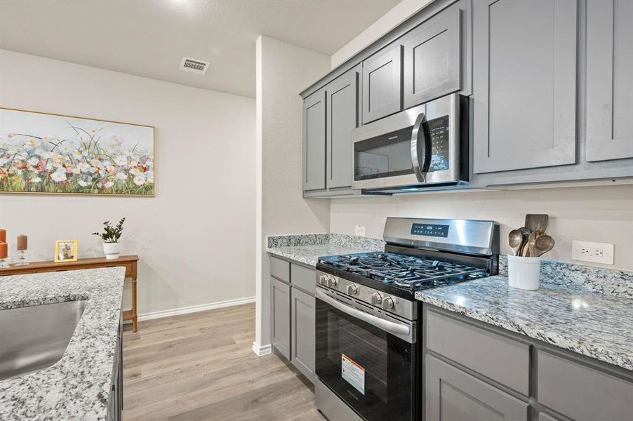 Furnished interior view inside a new home in , Fort Worth (Image 17).