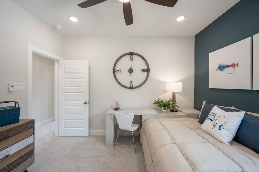Furnished interior view inside a new home in Oakhill Reserve, Tomball (Image 20).