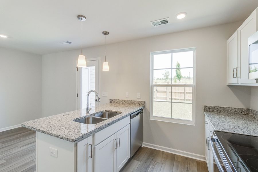 Furnished interior view inside a new home in Astoria, Columbia (Image 10).