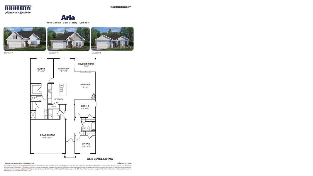 2D floor plan layout for the ARIA by D.R. Horton in Bedford Place, Wilson, NC (Image 3). 2D floor plan layout for the ARIA by D.R. Horton in Bedford Place, Wilson, NC (Image 3).